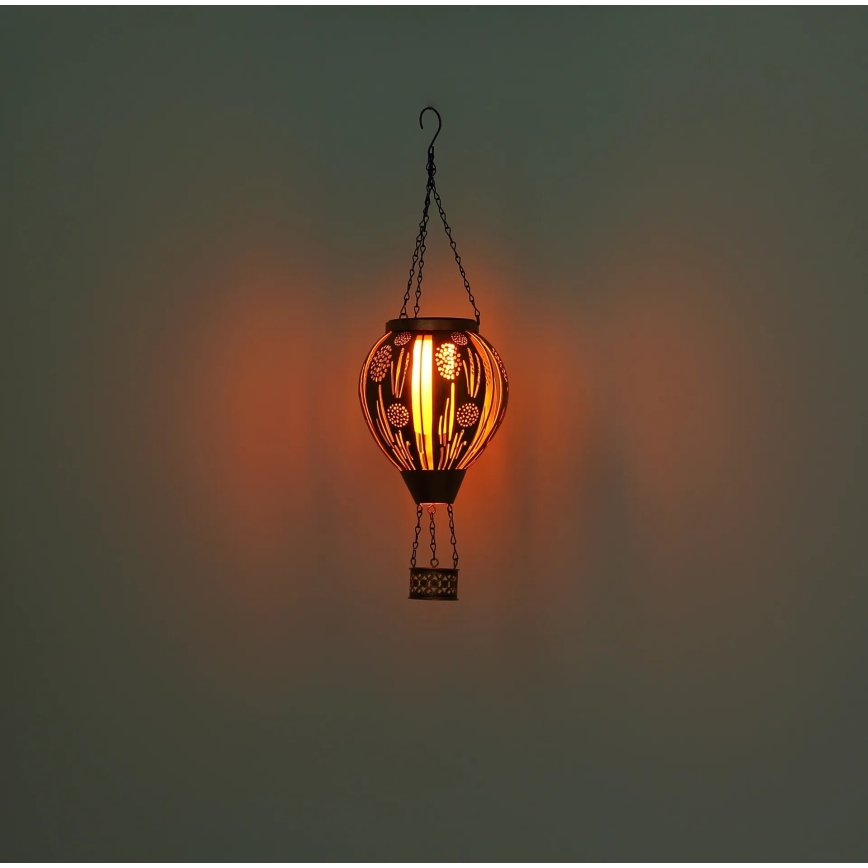 Globo - LED Závěsná solární dekorace 12xLED/0,02W/3V IP44 300 mAh létající balón