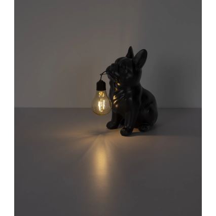 Globo - LED Solární svítidlo LED/3V IP44 300 mAh černý pes