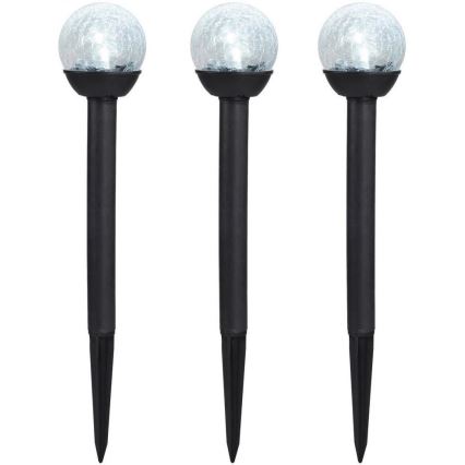 Globo - SADA 3x LED Solární lampa LED/1,2V IP44