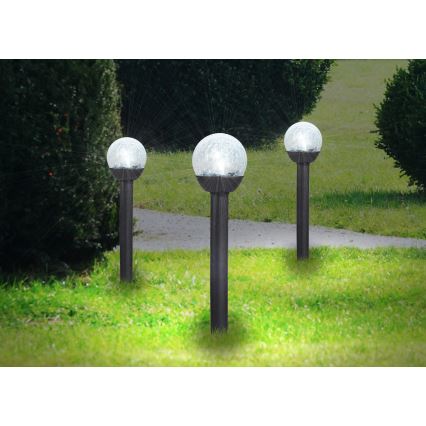 Globo - SADA 3x LED Solární lampa LED/1,2V IP44