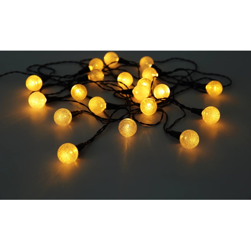 Globo - LED RGB Solární řetěz 20xLED/0,06W/3V 770 cm IP44