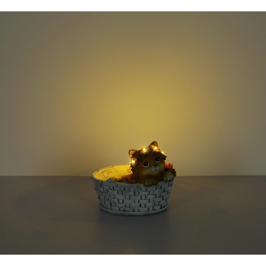 Globo - LED Solární svítidlo LED/1,2V IP44 300 mAh kočka