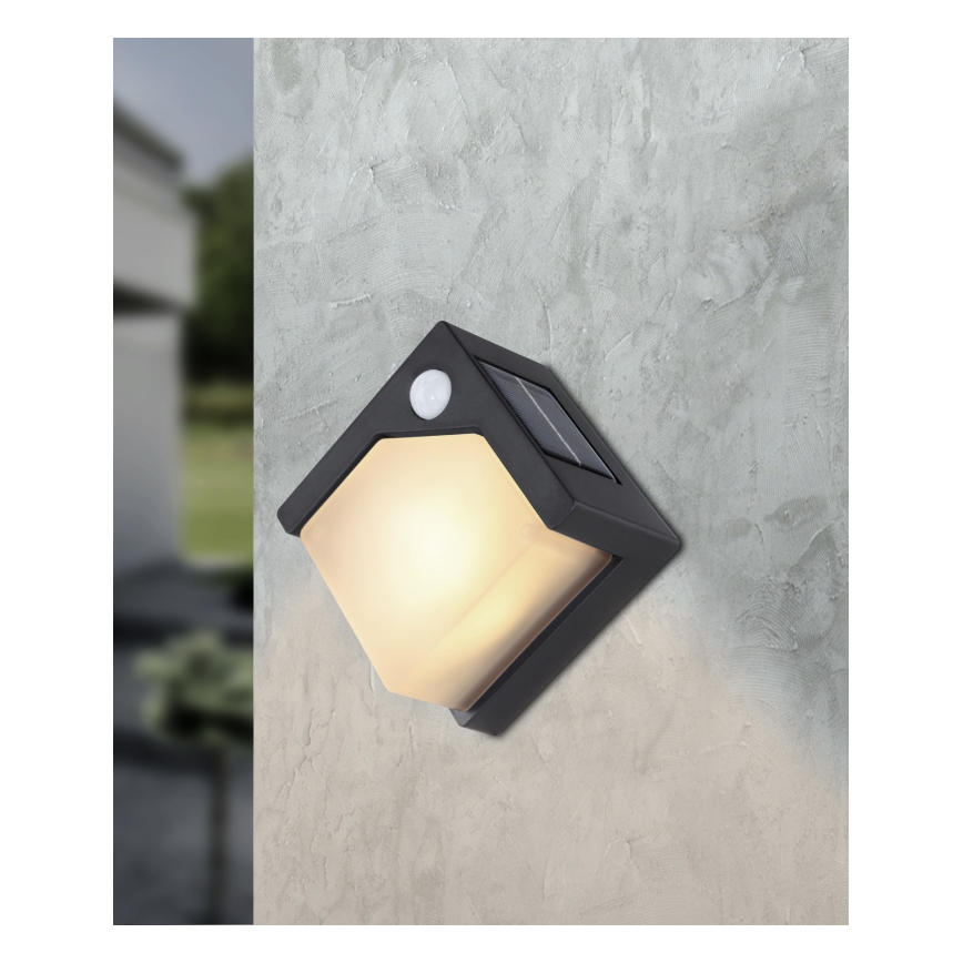Globo - LED Solární svítidlo se senzorem LED/0,48W/3V IP44 600 mAh