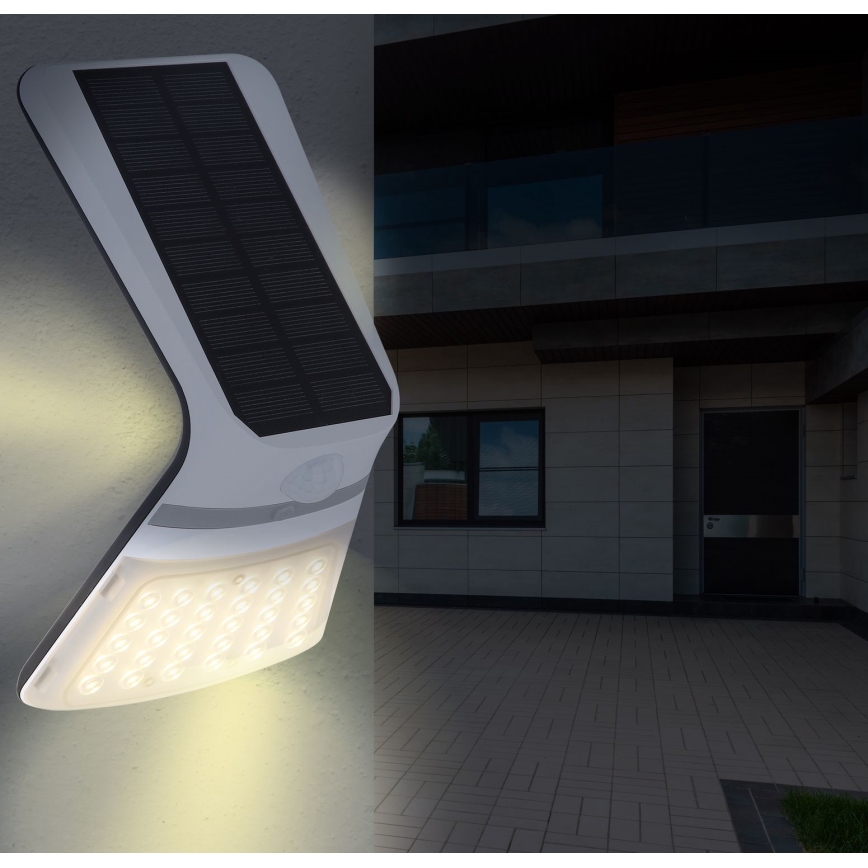 Globo - LED Solární svítidlo se senzorem LED/3,5W/3V IP44 22,6 cm
