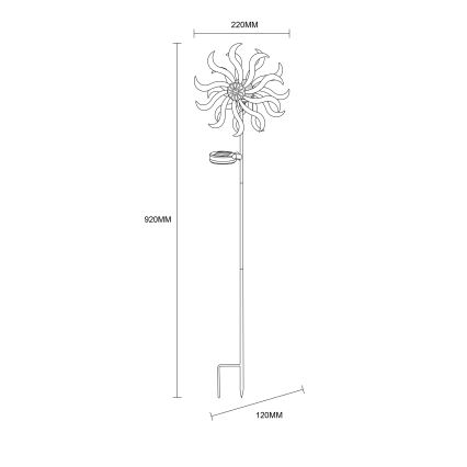 Globo - LED Solární dekorace LED/0,06W/3,2V IP44
