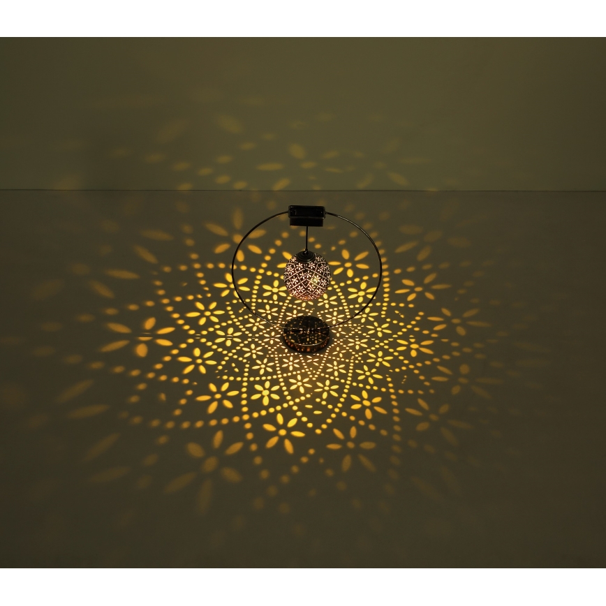 Globo - LED Solární svítidlo LED/0,06W/1,2V stříbrná IP44