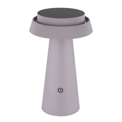 Globo - LED Stmívatelná solární dotyková lampa LED/4W/3,7W IP54 růžová