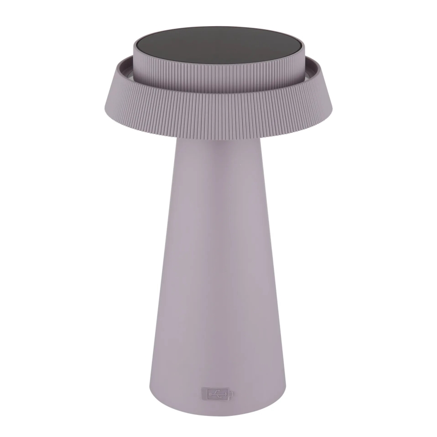 Globo - LED Stmívatelná solární dotyková lampa LED/4W/3,7W IP54 růžová