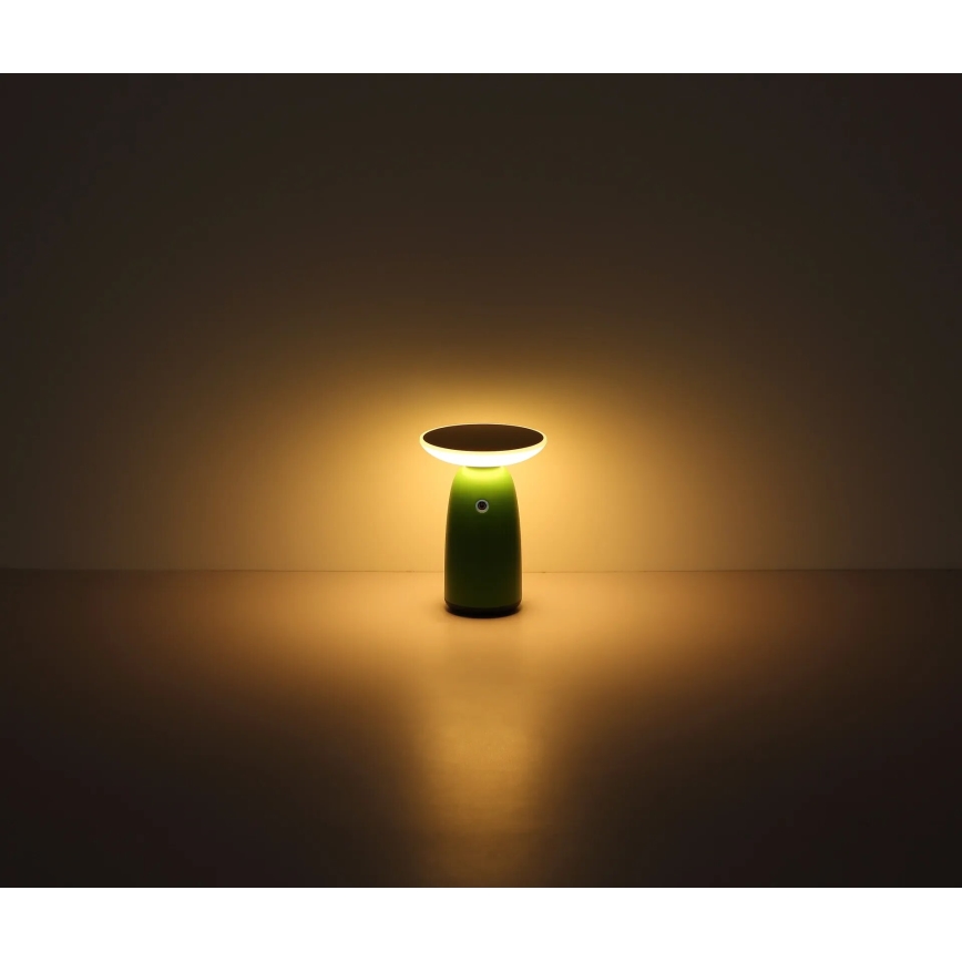 Globo - LED Stmívatelná solární dotyková lampa LED/10W/3,7V IP54 zelená
