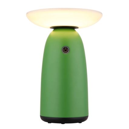Globo - LED Stmívatelná solární dotyková lampa LED/10W/3,7V IP54 zelená