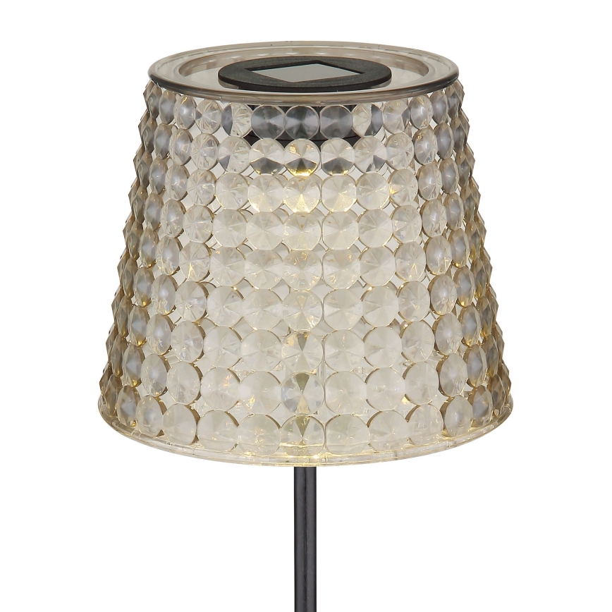 Globo - SADA 2x LED Solární svítidlo LED/0,06W/3V IP44 šedá