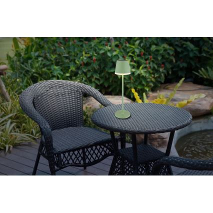 Globo - LED Solární svítidlo LED/0,06W/3V 3000K IP44 zelená
