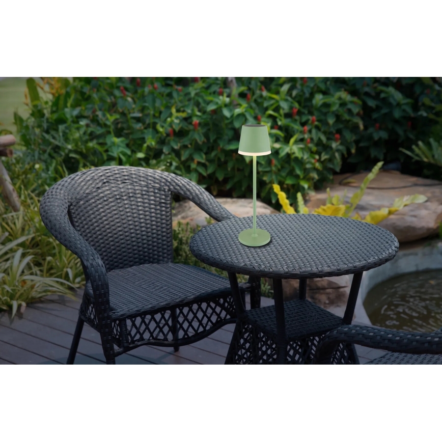Globo - LED Solární svítidlo LED/0,06W/3V 3000K IP44 zelená