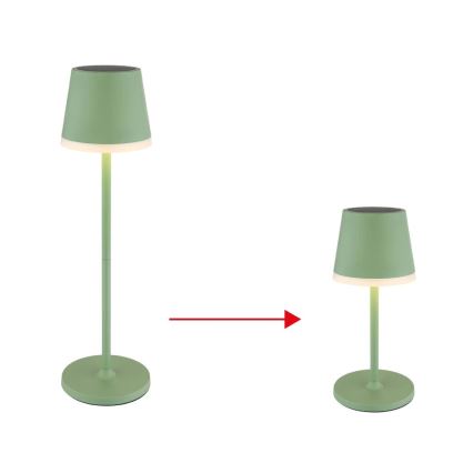 Globo - LED Solární svítidlo LED/0,06W/3V 3000K IP44 zelená
