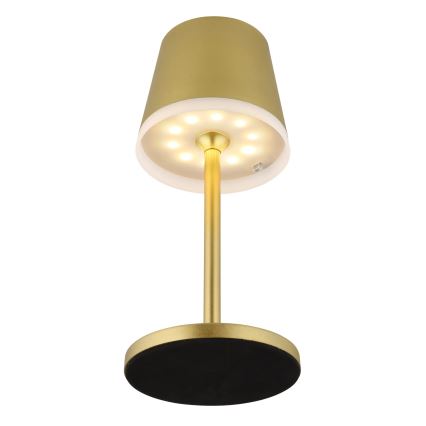 Globo - LED Solární svítidlo LED/0,6W/3V 3000K IP44 zlatá
