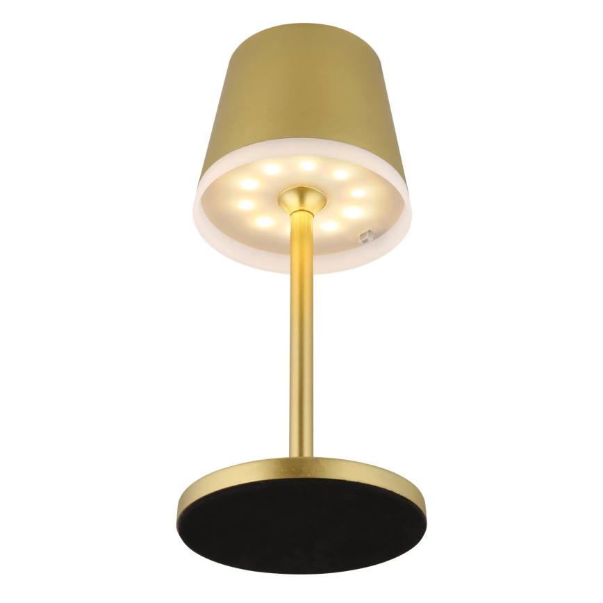 Globo - LED Solární svítidlo LED/0,6W/3V 3000K IP44 zlatá