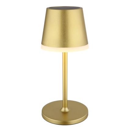 Globo - LED Solární svítidlo LED/0,6W/3V 3000K IP44 zlatá