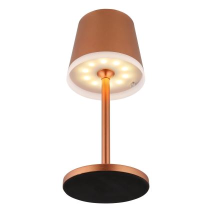 Globo - LED Solární svítidlo LED/0,6W/3V 3000K IP44 měděná
