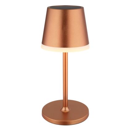 Globo - LED Solární svítidlo LED/0,6W/3V 3000K IP44 měděná
