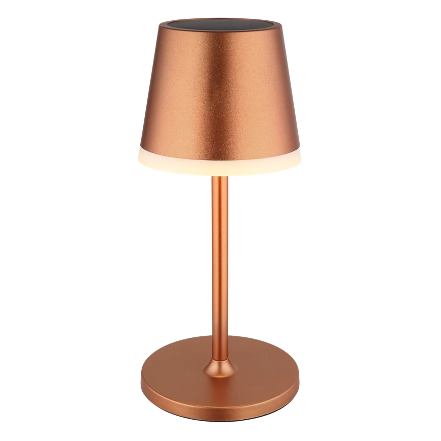 Globo - LED Solární svítidlo LED/0,6W/3V 3000K IP44 měděná