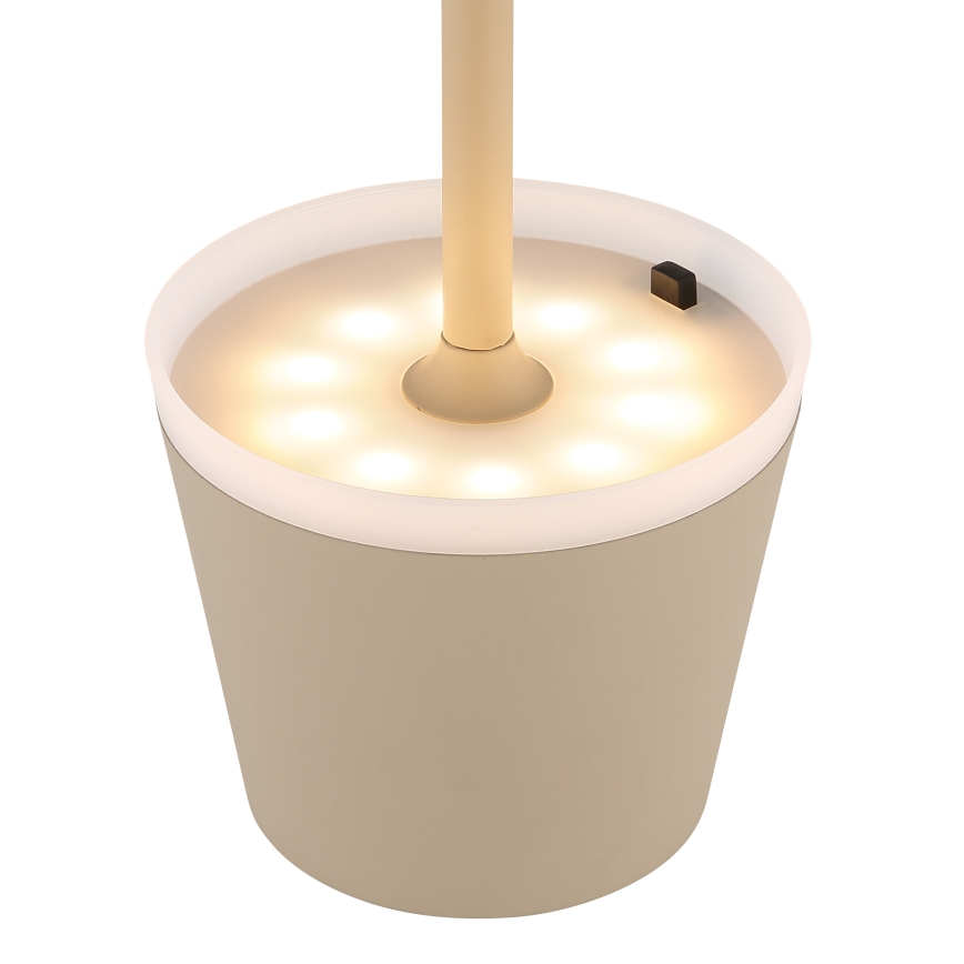Globo - LED Solární svítidlo LED/0,6W/3V 3000K IP44 1200 mAh béžová
