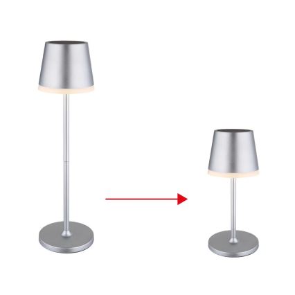 Globo - LED Solární svítidlo LED/0,6W/3V 3000K IP44 matný chrom