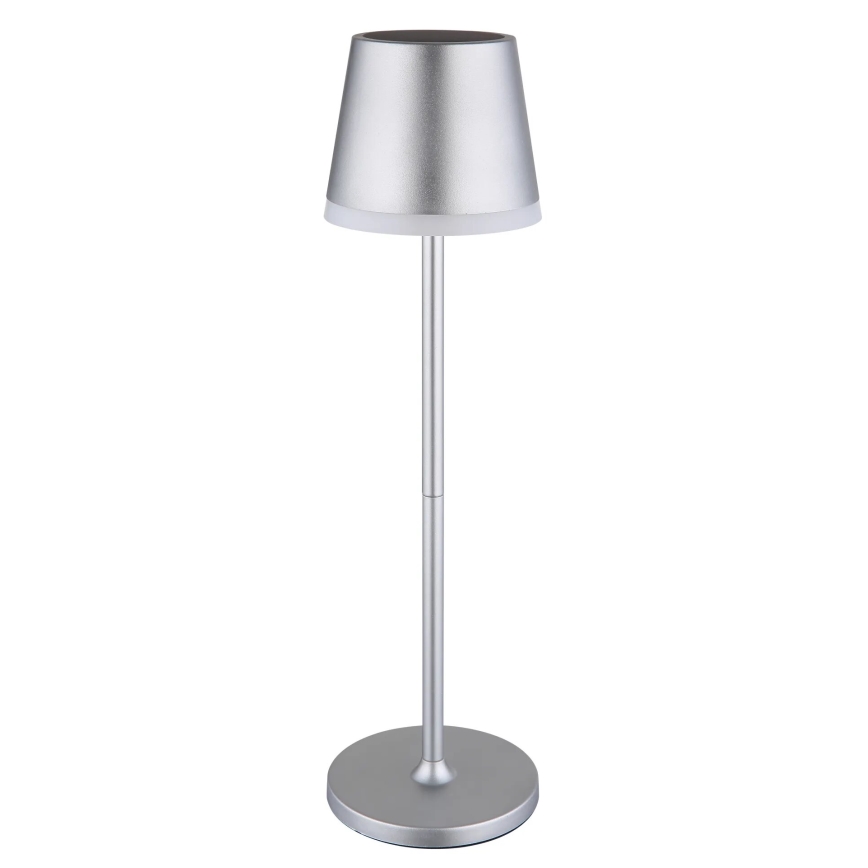 Globo - LED Solární svítidlo LED/0,6W/3V 3000K IP44 matný chrom