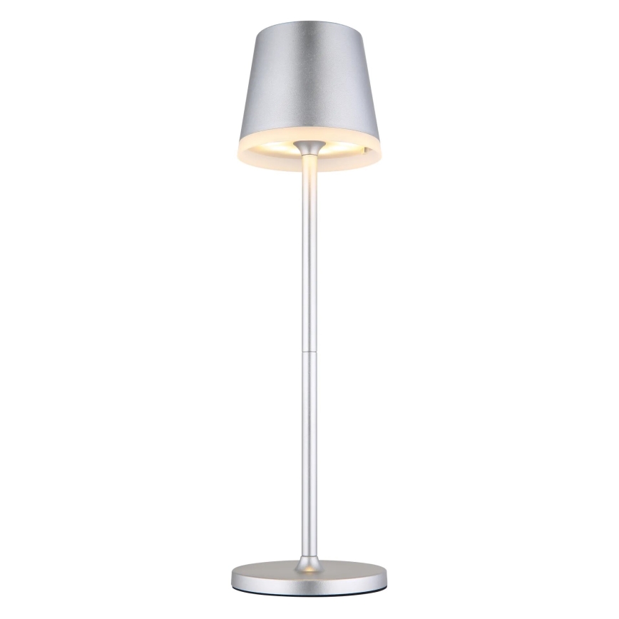 Globo - LED Solární svítidlo LED/0,6W/3V 3000K IP44 matný chrom