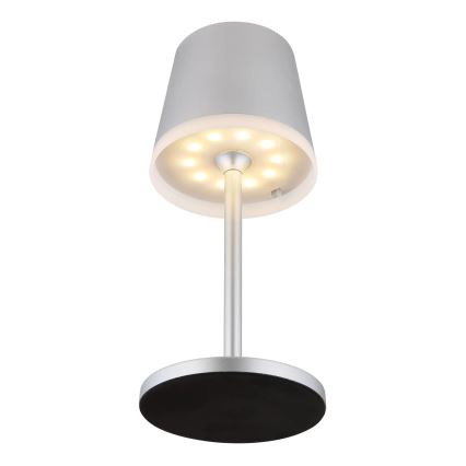Globo - LED Solární svítidlo LED/0,6W/3V 3000K IP44 matný chrom