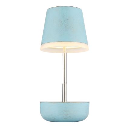 Globo - LED Solární lampa 10xLED/0,06W/3V IP44 800 mAh modrá