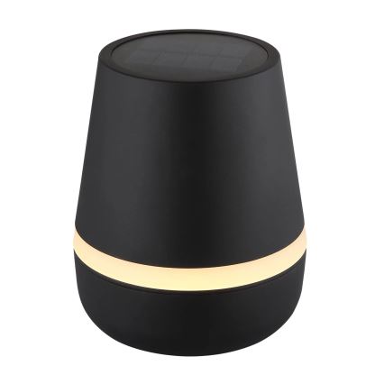 Globo - LED Solární lampa 10xLED/0,06W/3V IP44 800 mAh černá