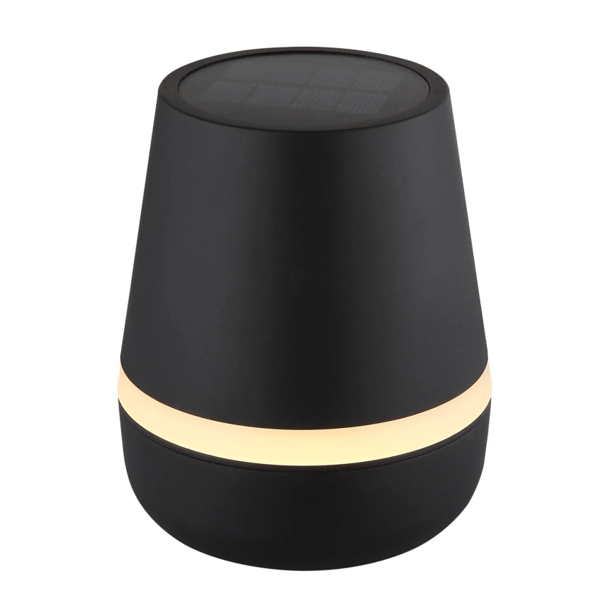 Globo - LED Solární lampa 10xLED/0,06W/3V IP44 800 mAh černá