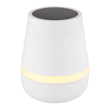 Globo - LED Solární lampa 10xLED/0,06W/3V IP44 800 mAh bílá