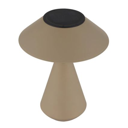 Globo - LED Solární lampa 10xLED/0,06W/1,2V IP44 600 mAh hnědá