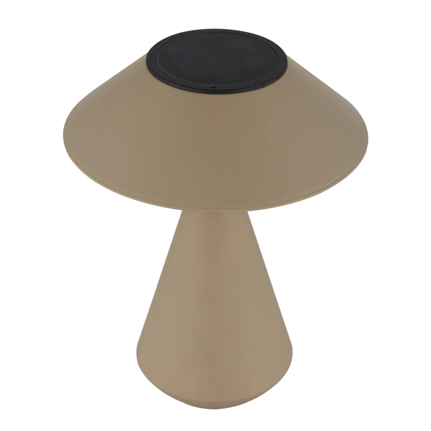 Globo - LED Solární lampa 10xLED/0,06W/1,2V IP44 600 mAh hnědá