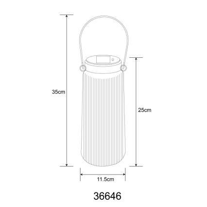 Globo - LED Solární svítidlo 2xLED/0,5W/3V 3000K IP44