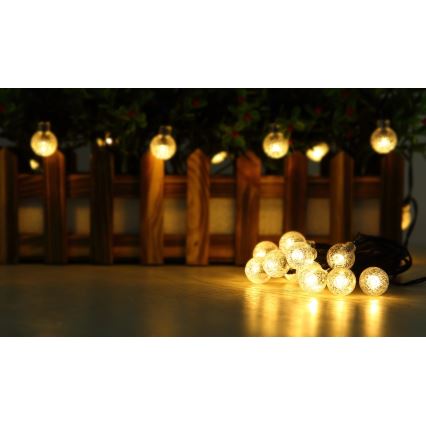 Globo - LED Solární řetěz 20xLED/0,06W/3,2V 285 cm IP44 600 mAh