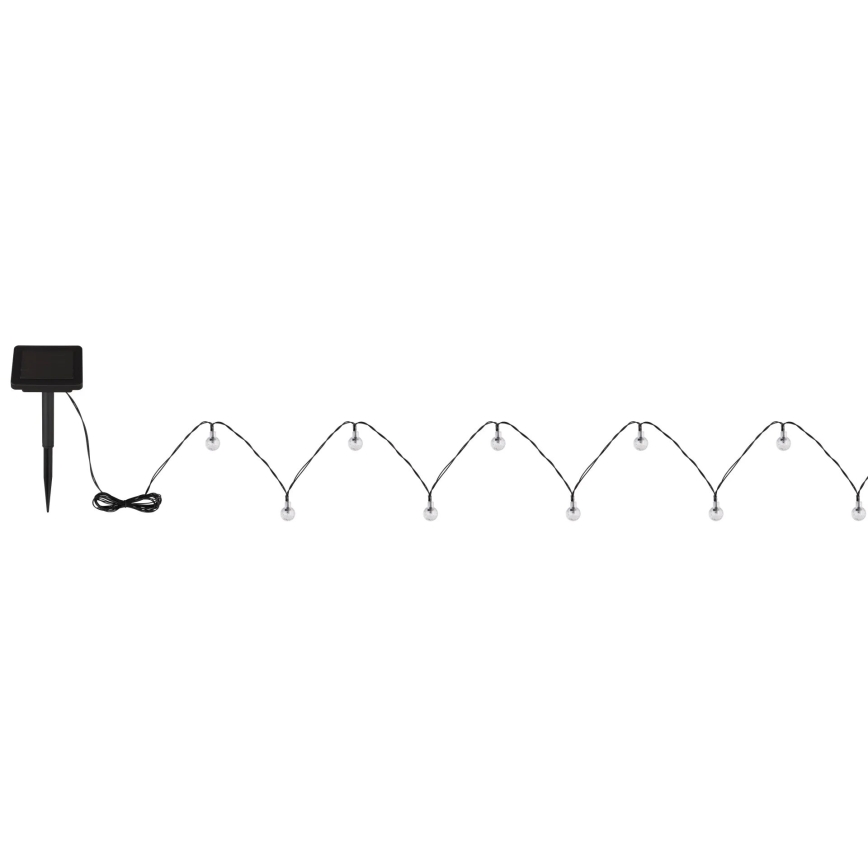Globo - LED Solární řetěz 20xLED/0,06W/3,2V 285 cm IP44 600 mAh