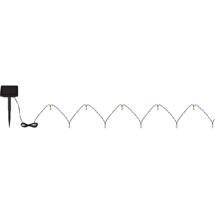 Globo - LED Solární řetěz 20xLED/0,06W/3,2V 285 cm IP44 600 mAh