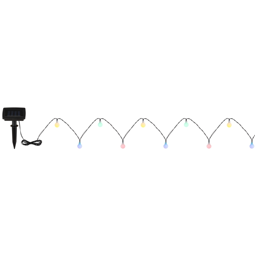 Globo - LED Solární řetěz 20xLED/1,2V IP44 300 mAh 5,8 m
