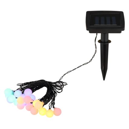 Globo - LED Solární řetěz 20xLED/1,2V IP44 300 mAh 5,8 m