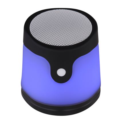 Globo - LED RGB Stolní lampa s reproduktorem LED/5W/3,7V 1500 mAh