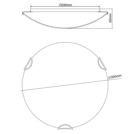 Globo - Dětské stropní svítidlo 2xE27/60W/230V