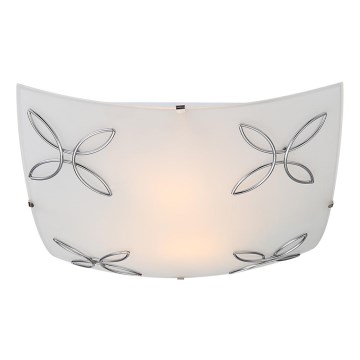 GLOBO 40984-2 - Stropní svítidlo DL lesklý chrom 2xE27/60W/230V