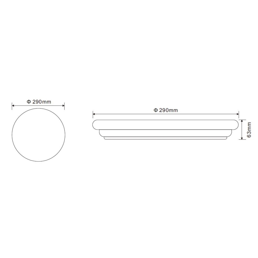 Globo - LED Stropní svítidlo 1xLED/20W/230V