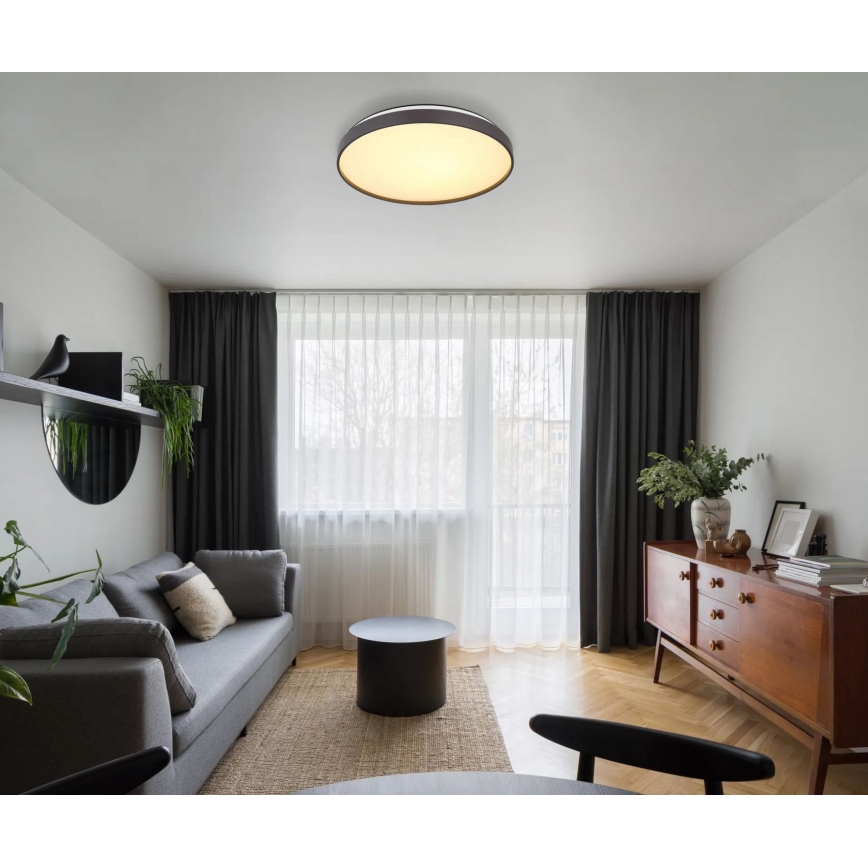 Globo - LED Stropní svítidlo LED/24W/230V pr. 48 cm antracit