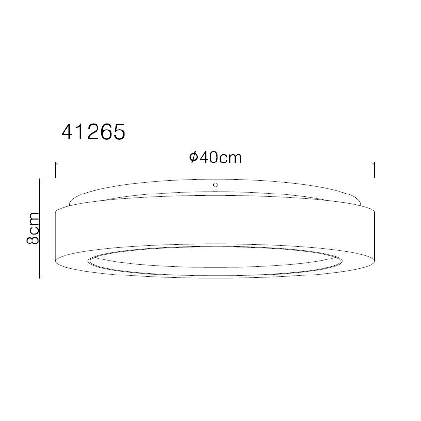 Globo - LED Stropní svítidlo LED/24W/230V pr. 40 cm 3000K bílá