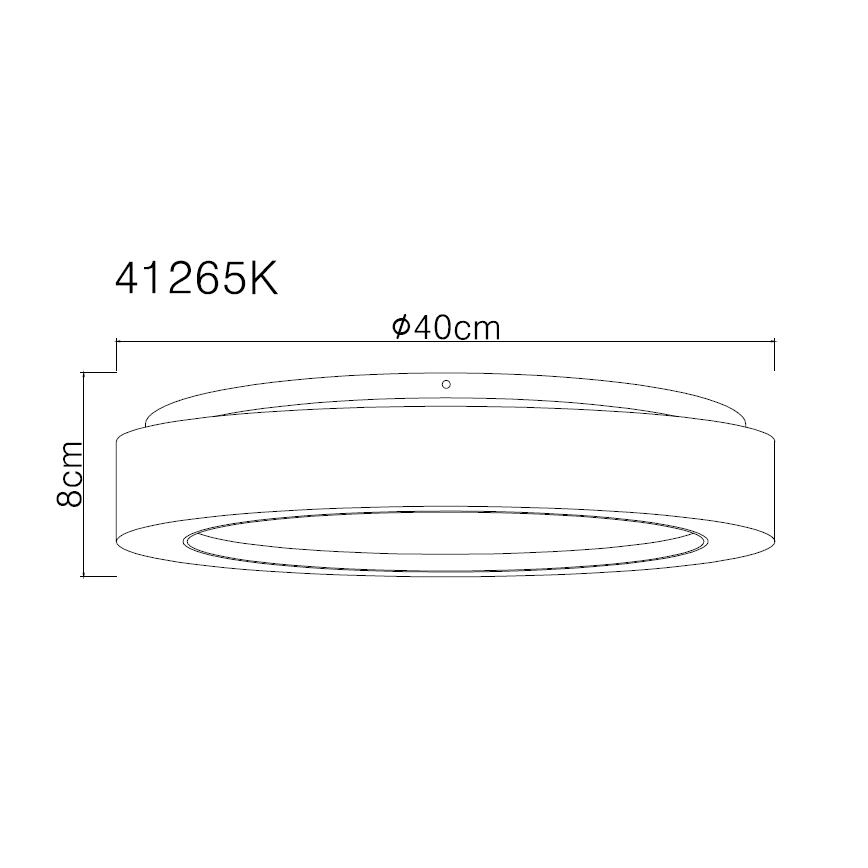 Globo - LED Stropní svítidlo LED/24W/230V pr. 40 cm 4000K bílá
