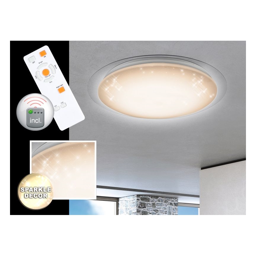 Globo - LED Stmívatelné stropní svítidlo LED/60W/230V + dálkové ovládání