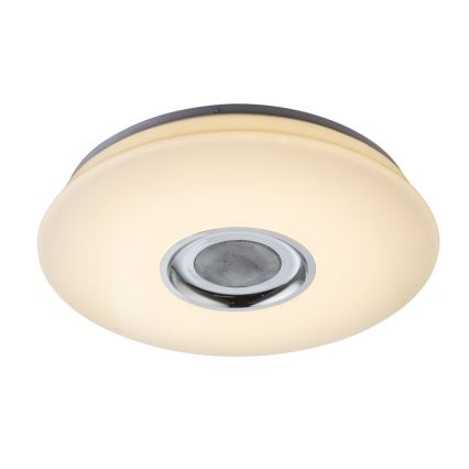 Globo - LED RGB Stmívatelné svítidlo s reproduktorem LED/18W/230V + LED/6W/230V 2700-6500K + dálkové ovládání